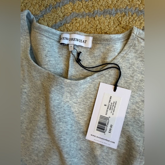 WeWoreWhat Ruched Muscle Tank Mini - Picture 2 of 2